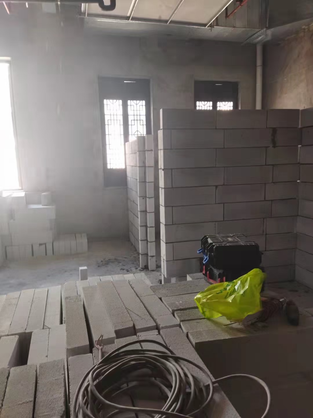 加气块隔墙效果参考
